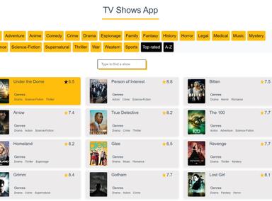 TV Shows App